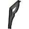 Ekena Millwork Bradford Wrought Iron Bracket, (Triple center brace), Antiqued Pewter 2"W x 10"D x 12"H BKTM02X10X12TBRAPW - alternate 1